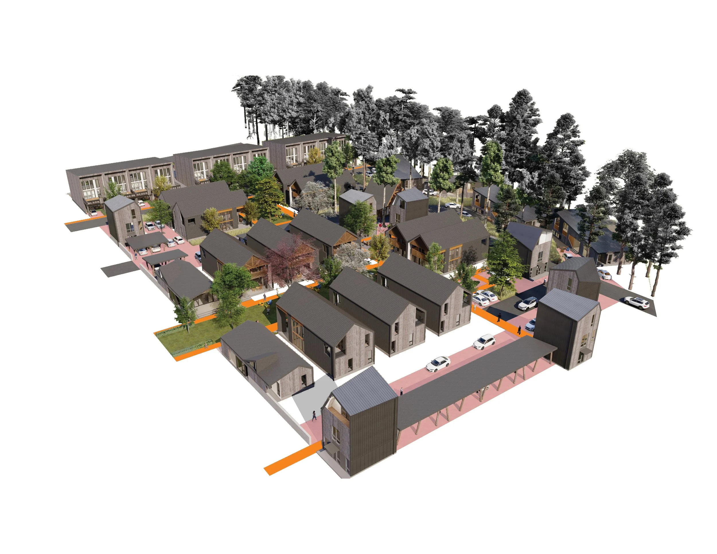 Rural Pocket Neighborhood: Affordable Housing in Sheridan